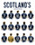 Adults Scottish Team Players Scotland Legends Sports Unisex White T-Shirt