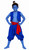 Adults Arabian Genie Persian Middle Eastern Folklore Fancy Dress Costume [Age 8-12 Years]