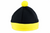 Odlaw Black & Yellow Beanie Hat With Pom World Book Day Fancy Dress Costume Headwear