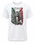 Adults Italy Trash Water Colour Italian National Flag Unisex White T-Shirt