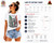 Womens Italy Trash Water Colour Italian National Flag Lady Fit White T-Shirt
