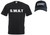Adults S.W.A.T Police Riot Team Special Forces Squad Unisex Black T-Shirt & Cap