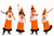 Adults Personalised Print Custom Traffic Cone Stag Hen Party Fancy Dress Costume