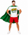 Adults Gaffa Man Mexican Viral Superhero Vigilante Fancy Dress Costume