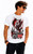 Adults City of Liverpool Trash Watercolour Liverbird Mascot Unisex White T-Shirt