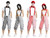 Adults Black & White Pierrot Clown Set Circus Big Top Kit Fancy Dress Costume