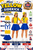 Womens Little Yellow & Blue Playful Worker World Book Day Fancy Dress Costume