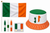 Adults National Flag of Ireland St Patricks Day Patricks Day Patriotic Supporters Kit