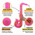 75cm Inflatable Saxophone Swimming Pool Blow up Toy Fancy Dress Handheld Prop