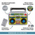 44cm x 38cm x 16cm Infatable Boom Box 1980s Ghetto Blaster Fancy Dress Costume Handheld Prop