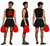 Adults Fear Leader Halloween Cheerleader Fancy Dress Costume