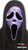 Fun World Ghost Face Marbled Mask