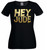 Womens Hey Jude 1970s Band Pop Rock Music Song Lyrics Lady Fit Black T-Shirt
