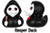 x12 5cm Halloween Party Favours Rubber Duck Bath Toys