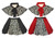 Childs Cruella Deville Dalmatian Skirt & Shawl Halloween World Book Day Fancy Dress Costume [Age 8-12]