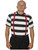 Adults Tweedle Dee Dum T-Shirt, Red Braces & Bald Cap Wonderland Fancy Dress Single Costume