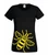 Womens Manchester Worker Bee Community City Symbol Lady Fit Black T-Shirt