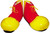 Adults Clown Shoes Boot Covers Circus Big Top Fancy Dress Costume Footwear