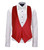 Adults England Denmark Switzerland National Flag Backless Waistcoat & Bowtie Fancy Dress