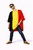 Adults National Flag of Belgium Belgians National Day Flemish Wallosns Supporters Poncho Fancy Dress Costume