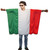 Adults Italy Italian Poncho Patriotic Supporters Fancy Dress Costume [One Size]