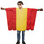 Adults Spain Spanish National Flag Poncho Patriotic Supporters Fancy Dress Costume [One Size]
