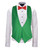 Adults Wales Welsh Cymru National Flag Backless Waistcoat & Bowtie Fancy Dress [2 Sizes]