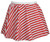 Adults 15" Length Red & White Stripe Candy Cane Skirt Christmas Fancy Dress