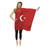 Adults Turkey National Flag Dress Patriotic Supporters Fancy Dress Costume [2 Sizes]