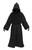Adults Black Death Robes & Face Paint Halloween Fancy Dress Costume