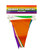 7 Metre LGBTQ+ Gay Pride Month Multicoloured Rainbow Triangular Bunting Garden Festival Decoration