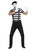 Adults Mime Silent Artist Theatrical Costume 1920's French Actor Fancy Dress