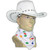 Childs Multicoloured Polka Dot Wild Rag Cowboy Neckerchief Fancy Dress Accessory [Childs Size]