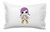 White Pillow Case LOL Girl Cat Bunny Princess Super Punk Unicorn Pink Bow Roller