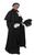 Adults Black 4pc Magician Fancy Dress Costume Ultimate Magic Man Set