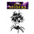9 Pieces 8cm Spiders Halloween Home Decoration Party Prop