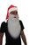 Adults Father Christmas Santa Claus Hat & White Beard Xmas Fancy Dress Set