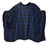 Mens Traditional Tartan Poncho Shawl Burns Night Scottish Themed Fancy Dress