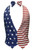 Adults USA American Independence Day 4th of July Stars & Stripes Bow Tie & Backless Waistcoat Fancy Dress