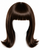 Adults Chic Doll Wig 1960s Mod Fashion Decades Fancy Dress Costume Accessory