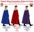 Childs Kings Queens & Robes Crown Royalty Nativity Wise Men Christmas Fancy Dress [Age 8-12 Years]