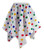 Childs Multicoloured Polka Dot Square Skirt Handkerchief Skirt Fancy Dress