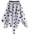 Childs Cruella Dalmatian Skirt Ears Tail World Book Day Halloween Fancy Dress