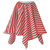 Adults Red & White Striped Candy Cane Handkerchief Skirt Christmas Elf Fancy Dress