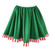 Adults Festive Elf 15" (38cm) Length Green & Candy Cane Skirt Santas Little Helper Fancy Dress