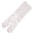 Adults White Satin Elbow Length Gloves Burlesque Fancy Dress Costume Accessory