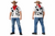 Adults Woody Cow Print Western Cowboy Cowgirl Waistcoat Neckerchief Foam Hat Fancy Dress