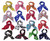 Adults Rock & Roll 1950s Polka Dot Neck Tie Necktie Scarf Fancy Dress Costume Accessory