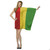 Adults Patriotic Sports Supporters Country National Flag Dress Fancy Dress