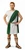 Adult Mens Roman Greek Pleb Plebeian Toga Tabard & Sash Historical Fancy Dress Costume